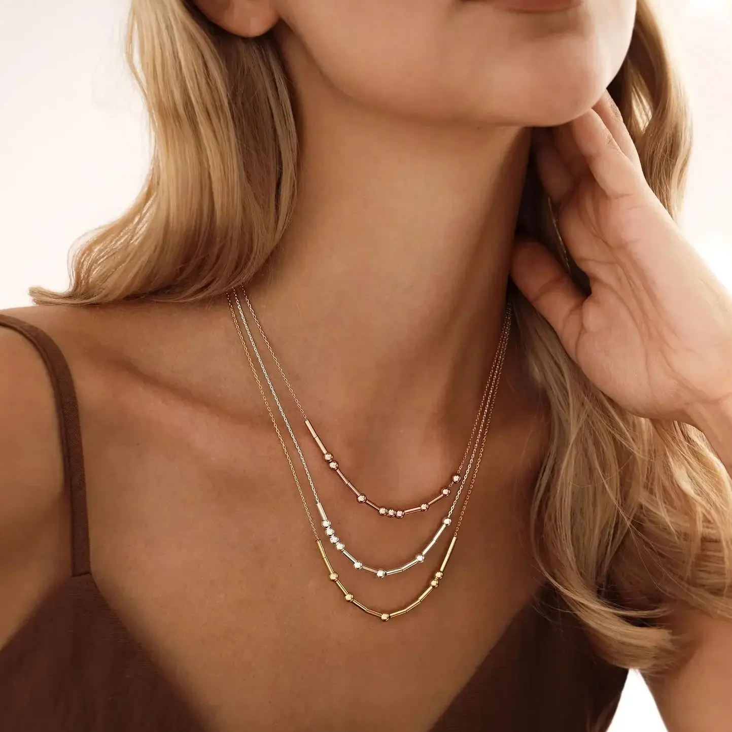 

Personalized Morse Code Necklace Custom Necklace with Name Hidden Message in Morse Code Friendship Gift for Women Men Gift