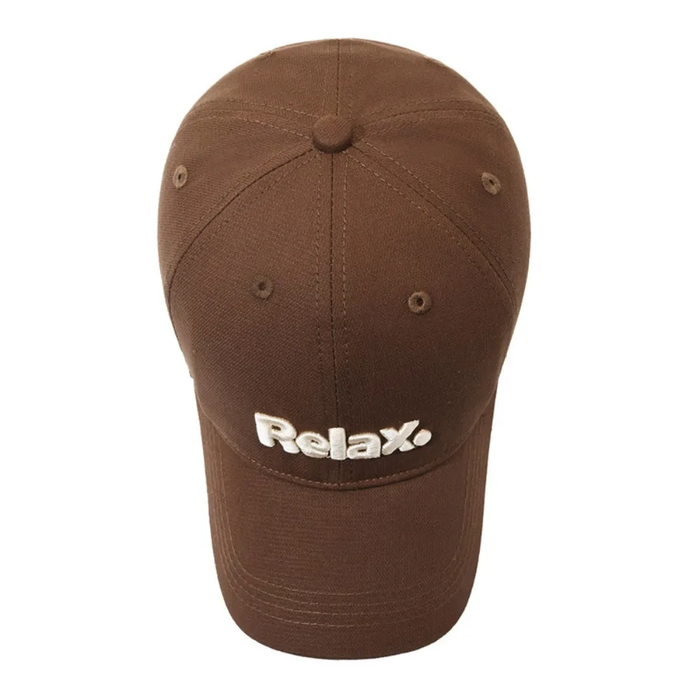 Cotton Fashion Baseball Cap New Solid Color Embroidered Baseball Cap Versatile Baseball Cap