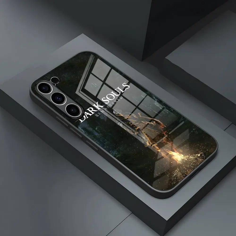 جراب هاتف لألعاب الفيديو D-Dark S-ssos ، غطاء زجاجي لـ S24 Ultra S23 Fe S22 S20 S21 Plus Galaxy A54 A34 A24 A53 Note 20 #3