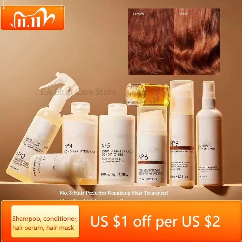 Nr. 3/4/5/6/7 Haar-Shampoo mit ätherischen Ölen E Condicionador Tratamiento Para El Cabello repariert schützt und stärkt alle Haartypen