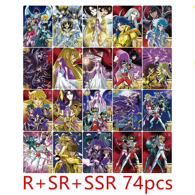 Kayou-Genuine Saint Seiya Jogo de Cartas para Crianças, Athena, Papa, Poseidon, BP, UR, UTR, MR, Conjunto Completo de Cartão Único, Anime Cartão de Coleção