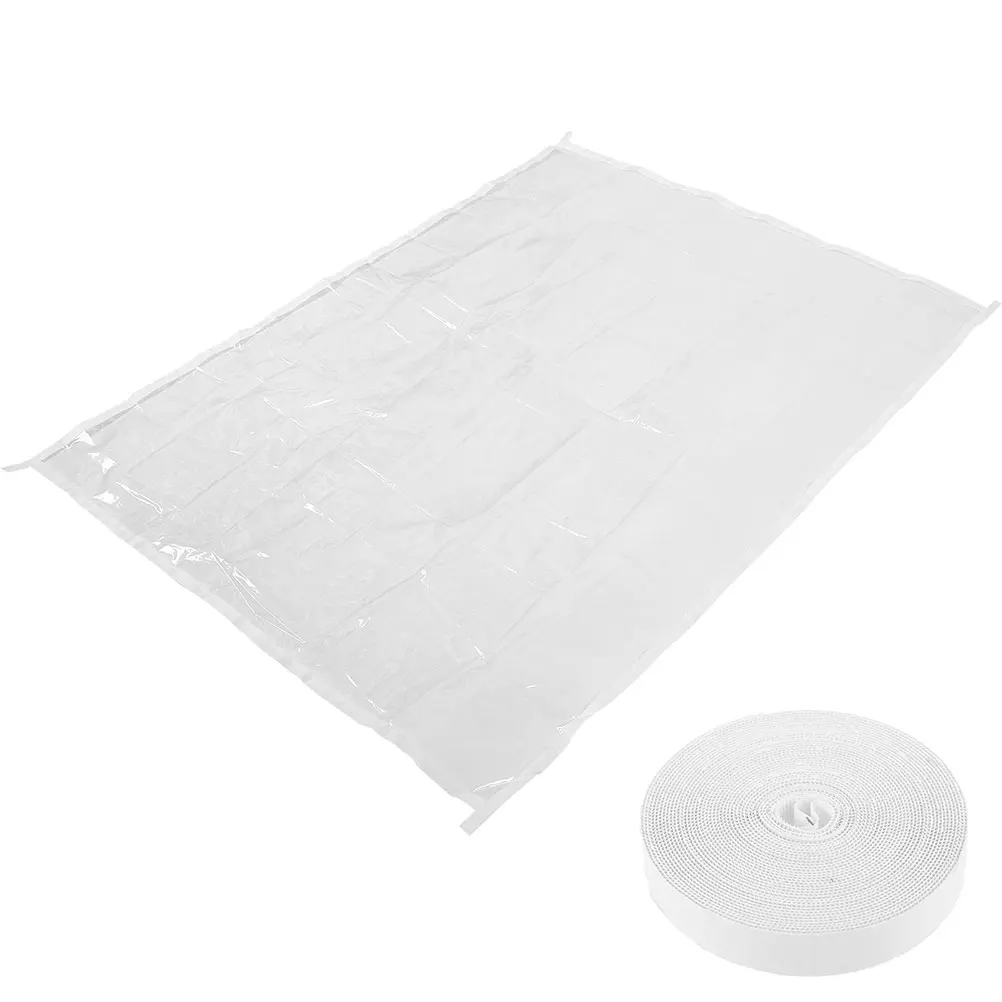 

Clear Window Insulation Film 1 Roll Easy Apply Self-Adhesive for Winter Warmth Wind Draft Blocker for Doors and Windows