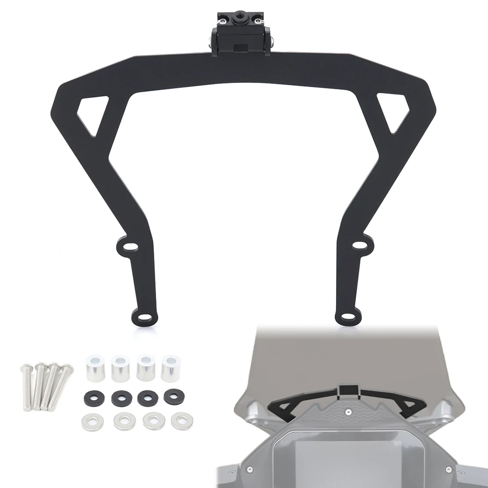 

Motorcycle GPS Mount Aluminum GPS Bracket Navigation Bracket Adapter Phone Holder Bracket ADX 300 ADX300 2024-2025 For SYM