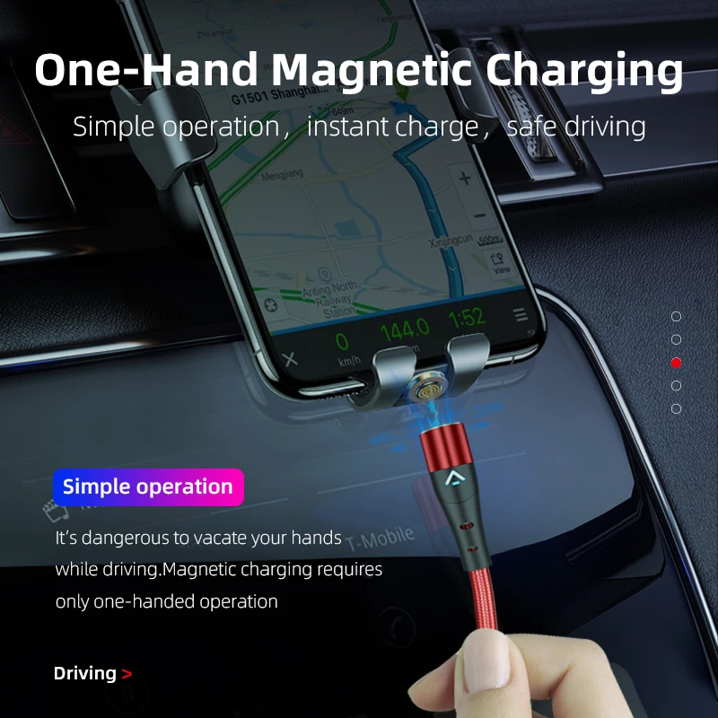 5A Super Fast Charging IPone Cable Magnetic USB Type C Micro Wire for IPhone 14 Samsung S20 Xiaomi Huawei P30 Phone Data Cord