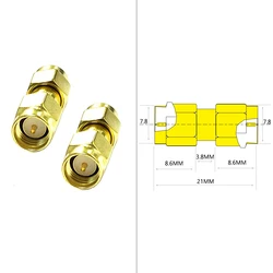 1pc SMA Male Switch Male Plug Straight RF Coax Coupler Connector Wholesale Fast Shipping for Wifi Adapter