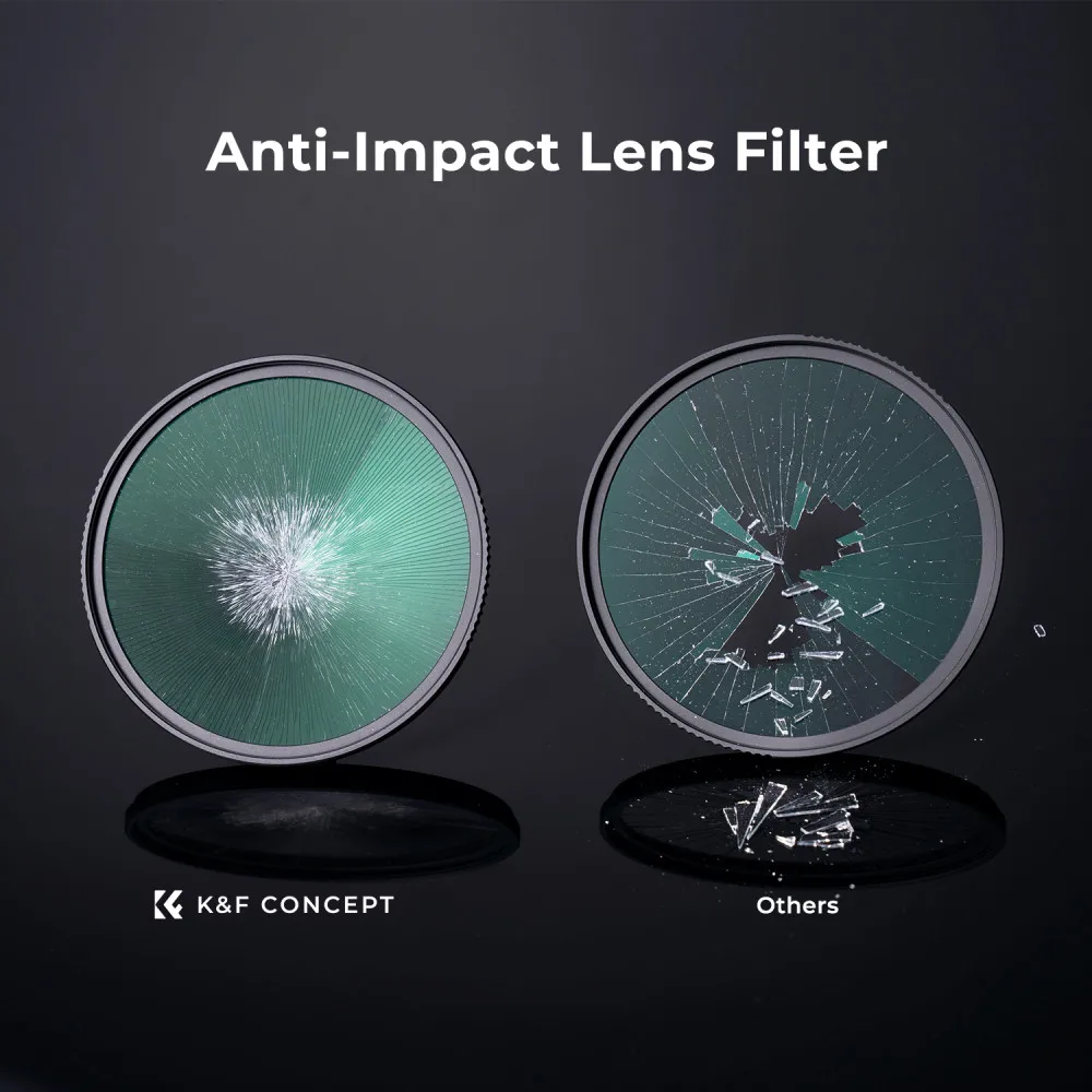 K&F Concept Nano X MC UV Filter Tempered Glass Camera Lens Filters with Multi Coatings 49mm 52mm 58mm 62mm 67mm 77mm 82mm NANO X