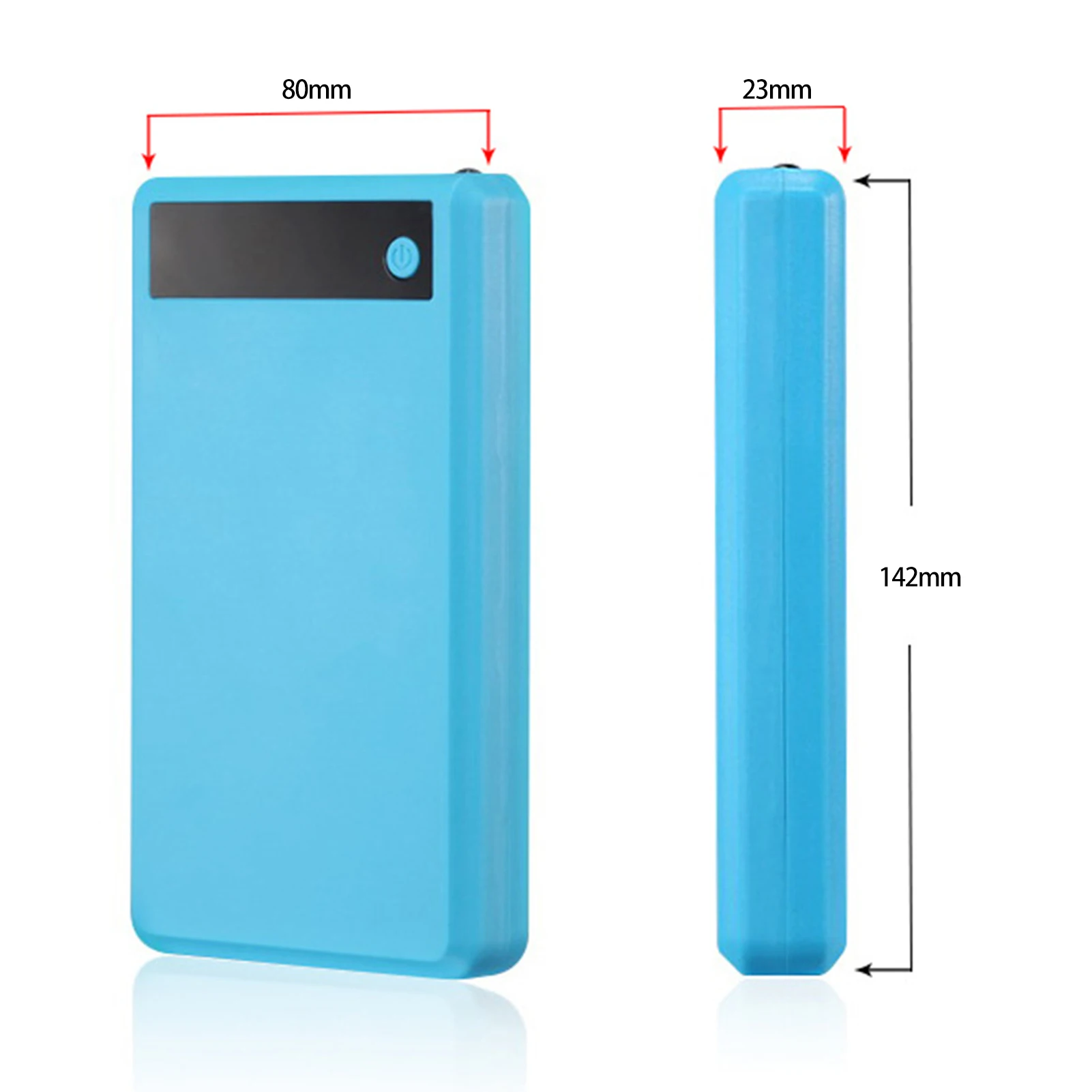 Power Bank Case  Practical Large Capacity Replaceable  6 X 18650 Battery Charger Case DIY Box for Smartphone