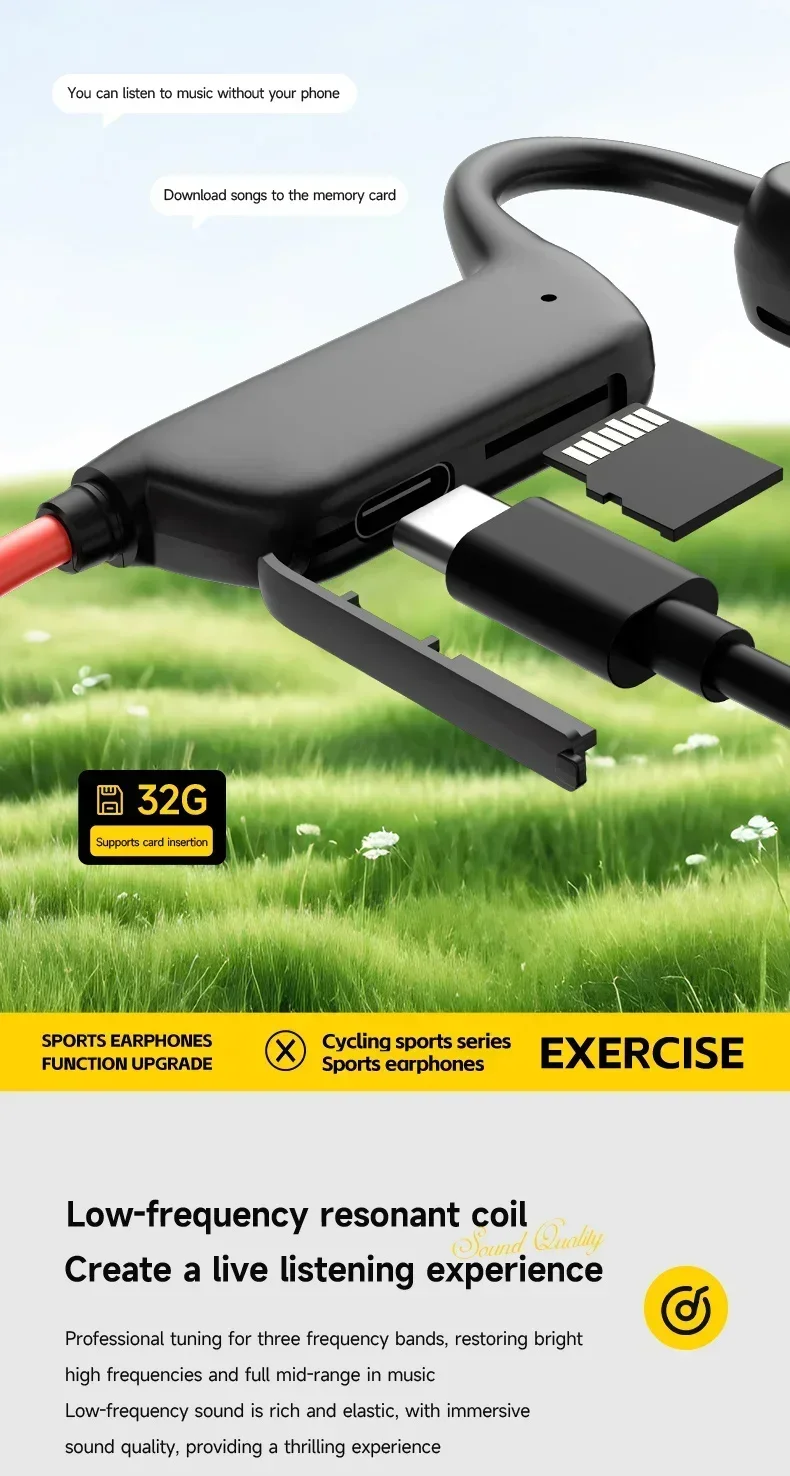 Knochenleitungs-Kopfhörer Kabellos Schwimm-Sportkopfhörer IPX8 Bluetooth 5.4 Mit Mikrofon Wasserdicht Fitness 2026 Neu – Detail 5