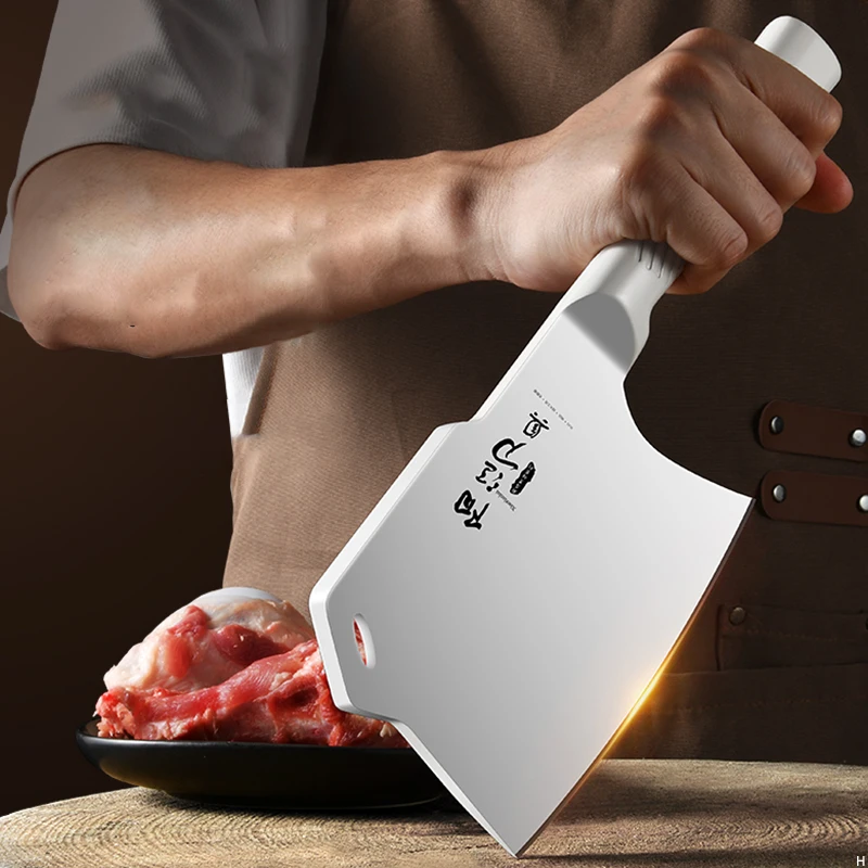 2024 New Kitchen knives, high-end household sharp bone chopping knife axe type knives, Seiko butcher for bone knives Kitchen