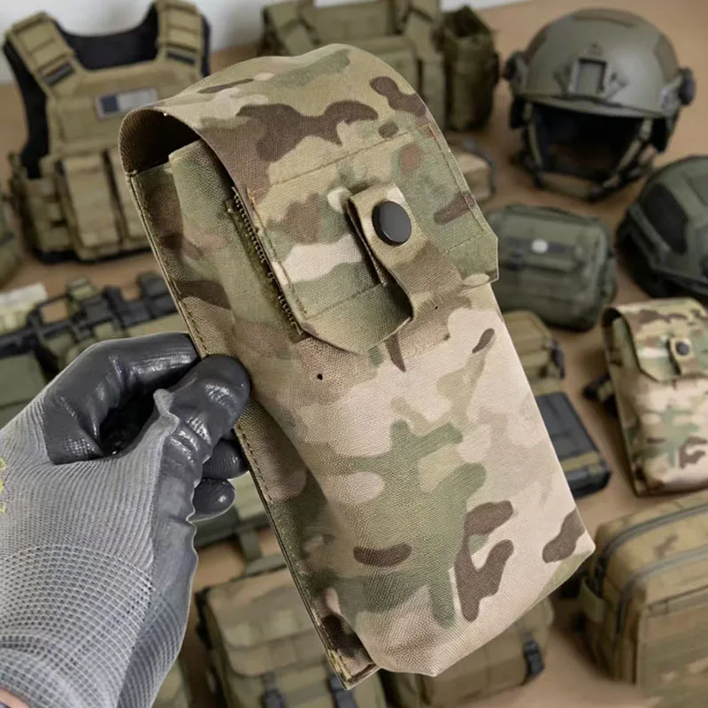 

Тактический подсумок - компактная сумка для повседневного использования с системой MOLLE, подсумок на шнурке с карабином