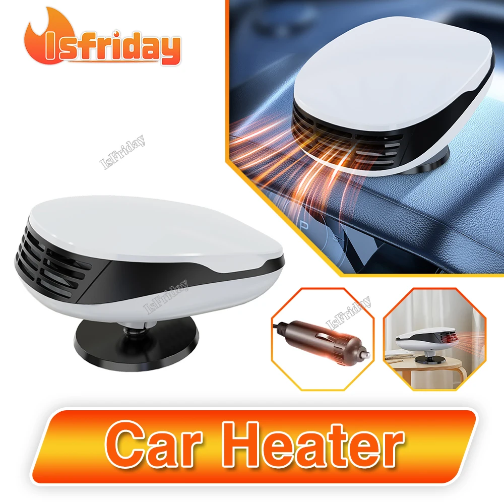 

120W Electric Cars Heater 12V DC Heating Fan Defogger Defroster Demister Portable Automobiles Electrical Appliances