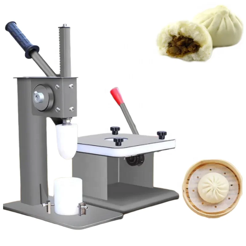 Manual Steamed Stuffed Bun Skin Pressing Shaping Machine Baozi Skin Sealing Machine Momo Dough Wrapper Machine