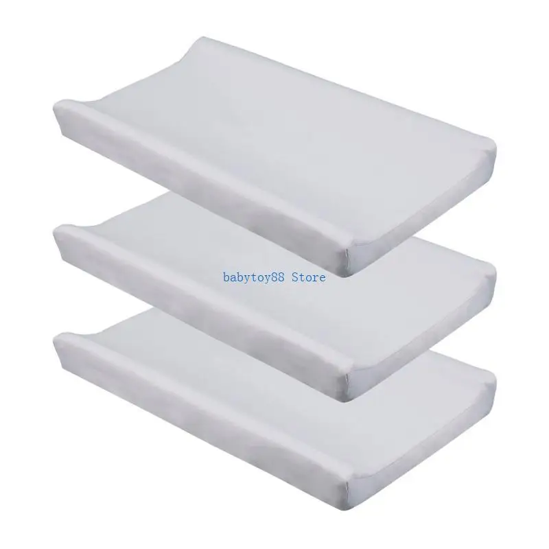 Y4UD 3Pcs Breathable Cover Fit Standard Changing Pads Replacement Changing Pad Cover
