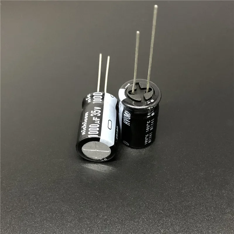 5pcs/50pcs 1000uF 35V NICHICON HV Series 12.5x20 High Ripple Current Low Impedance 35V1000uF Aluminum Electrolytic Capacitor