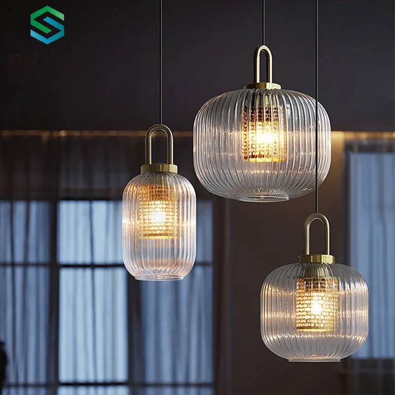 

Glass Pendant Light Japanese pendant Lamp Design Deco Nordic Led Hanging Light Fixtures Bedroom Modern Luminaire Suspension lamp