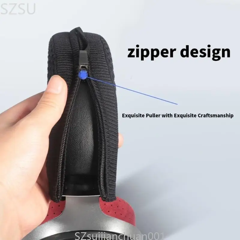 Headband Cover Protectors For Focal Clear mgPro Headsets Comfortable Fabric Headbeam Cover With Smooth Zippers Headband - Image 2