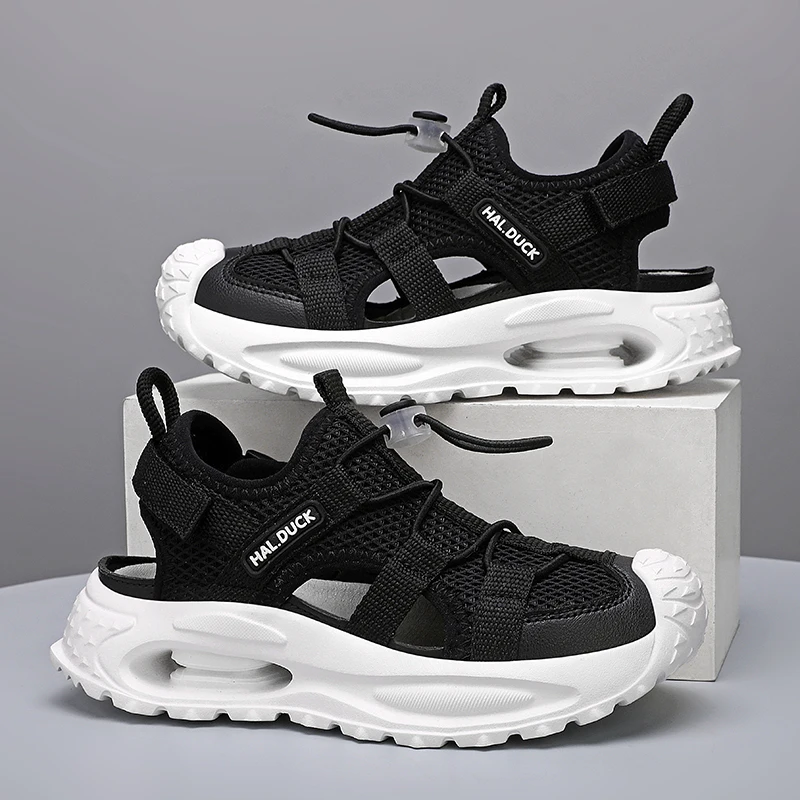 

2026 Boys Girls Sports Sandals Summer Kids Closed Toe Outdoor Sandals Athletic Water Shoes Sandals Child Pool Beach Sandals