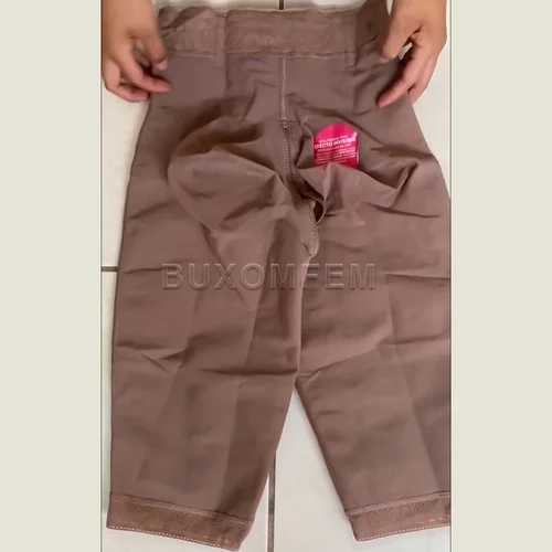 Imagen 2 del producto Mallas de compresión moldeadoras de cintura alta para mujer, ropa interior postparto ajustada para levantador de glúteos, entrenador de cintura con cremallera