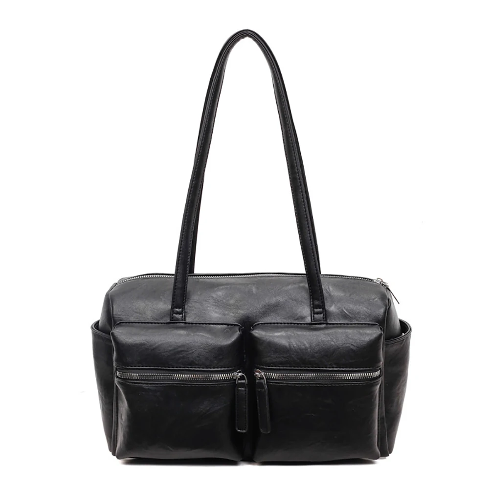 خمر جيوب متعددة حقيبة كتف واحدة المرأة عالية الجودة الصلبة سعة كبيرة حقائب الإبط تنوعا تخفيف كل مباراة حقائب اليد