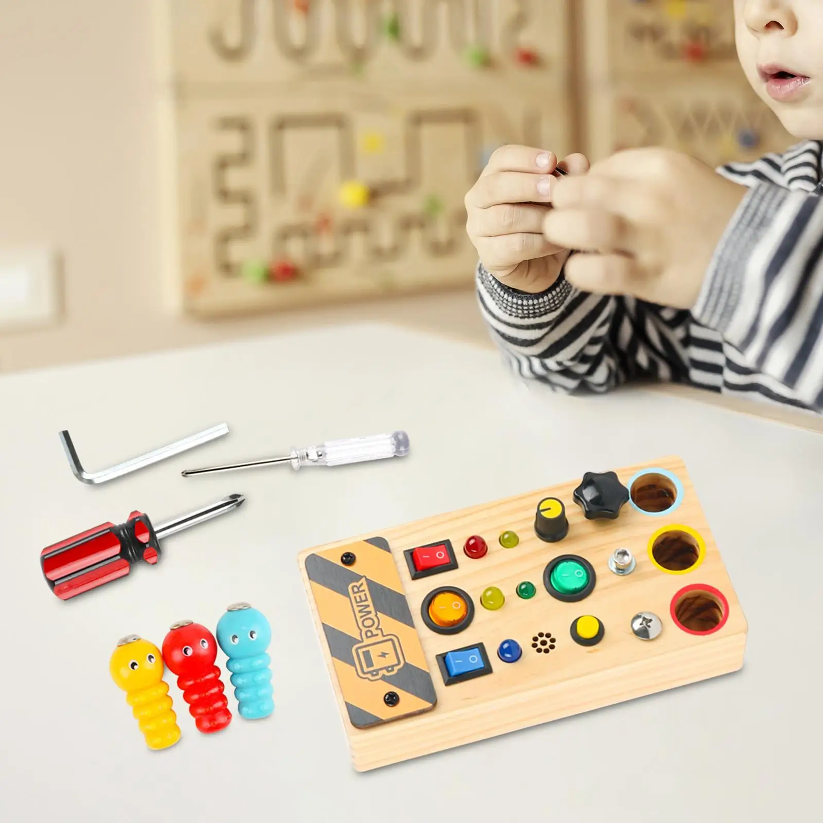 

Screwdriver Board Set Fine Motor Skills Montessori for Kids Gifts Activities