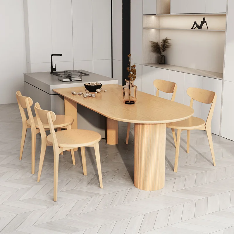 وابي سابي الرياح، الخشب الصلب، طاولة طعام، شقة صغيرة، منزلية، على الحائط، ناكاجيما، سجل، إبداعي #2