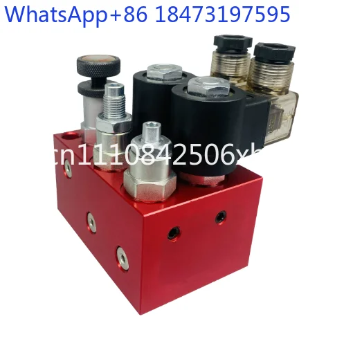 Hydraulic Lift Valve Bank ET02 02SV Double Speed Double Valve Threaded Cartridge Solenoid Valve for Lift Platform
