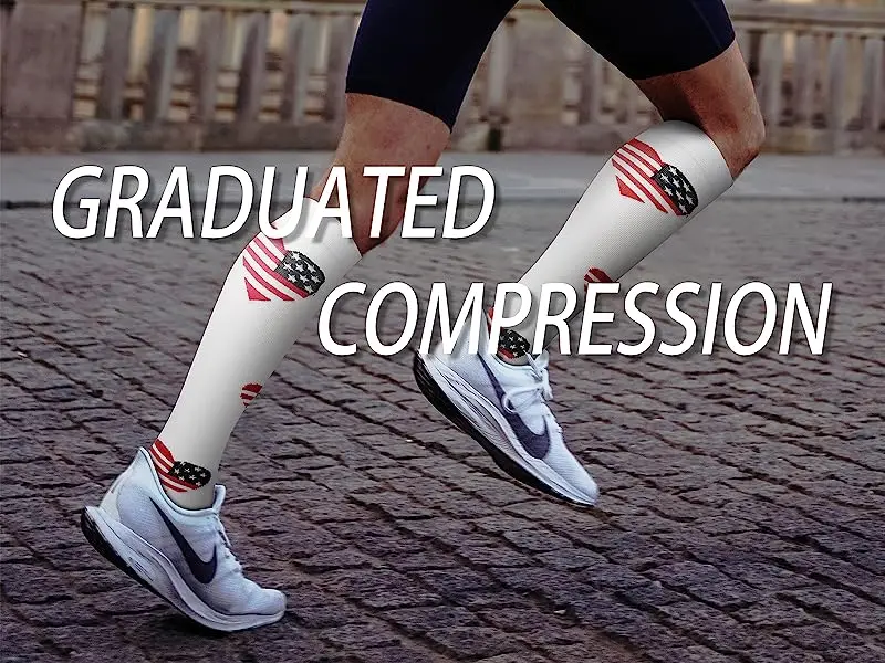 1/3 Pairs Dropship Kompression Socken Krampfadern 20-30 Mmhg Männer Frauen Socken Für Laufen Radfahren, fußball Fußball Strümpfe – Detail 8