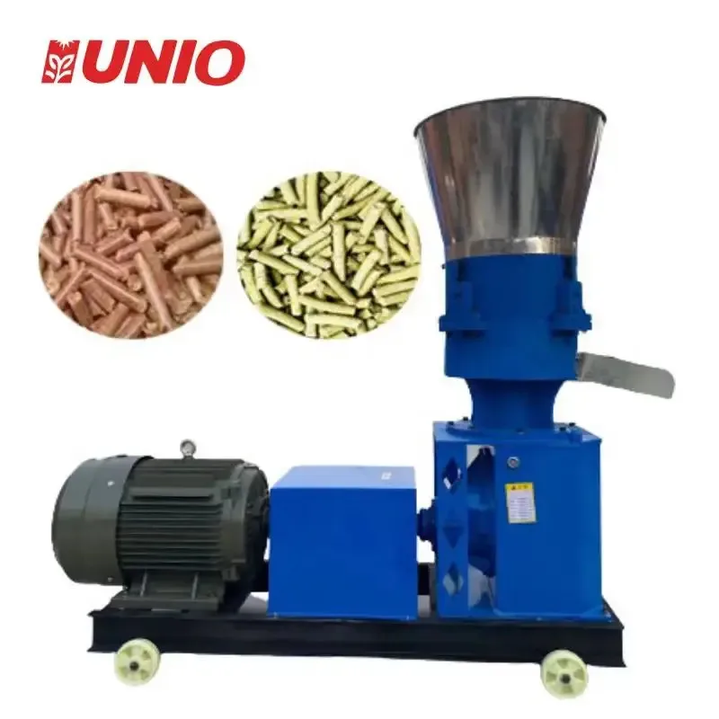 

100-150Kg/HFactory Price Chicken Milling Machine Small Poultry Cow Goat Pig Feed Pellet Machinery