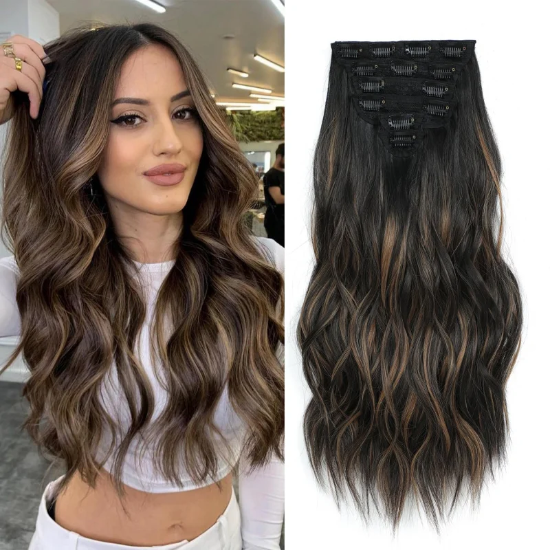 

Волнистый набор Phantom-Touch на Хэллоуин — 6 шт. бионических волос с невагомой зажимом для эфирной трансформации