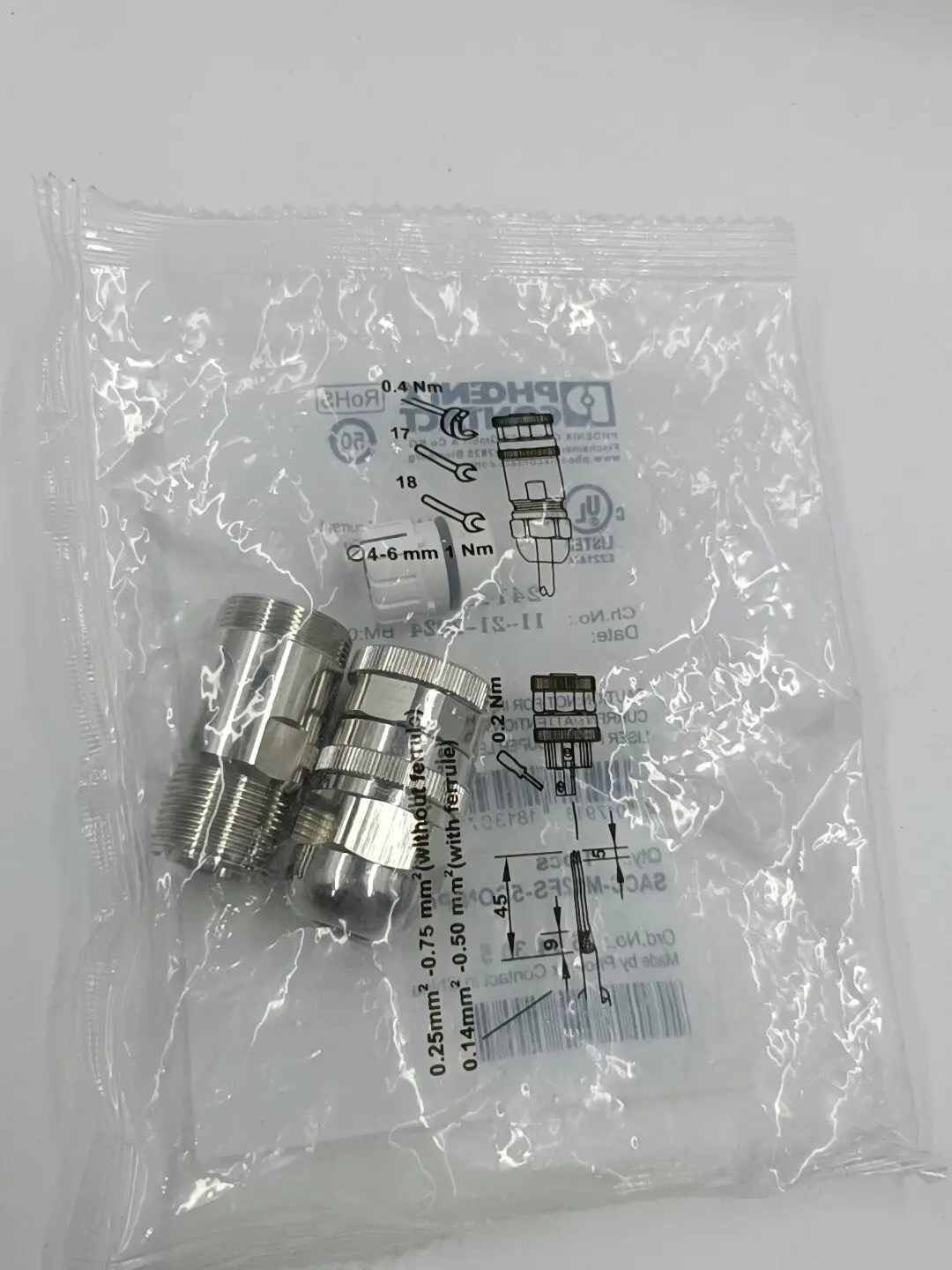 Phoenix connector SACC-M12FS-5CON-PG 7-SH high quality