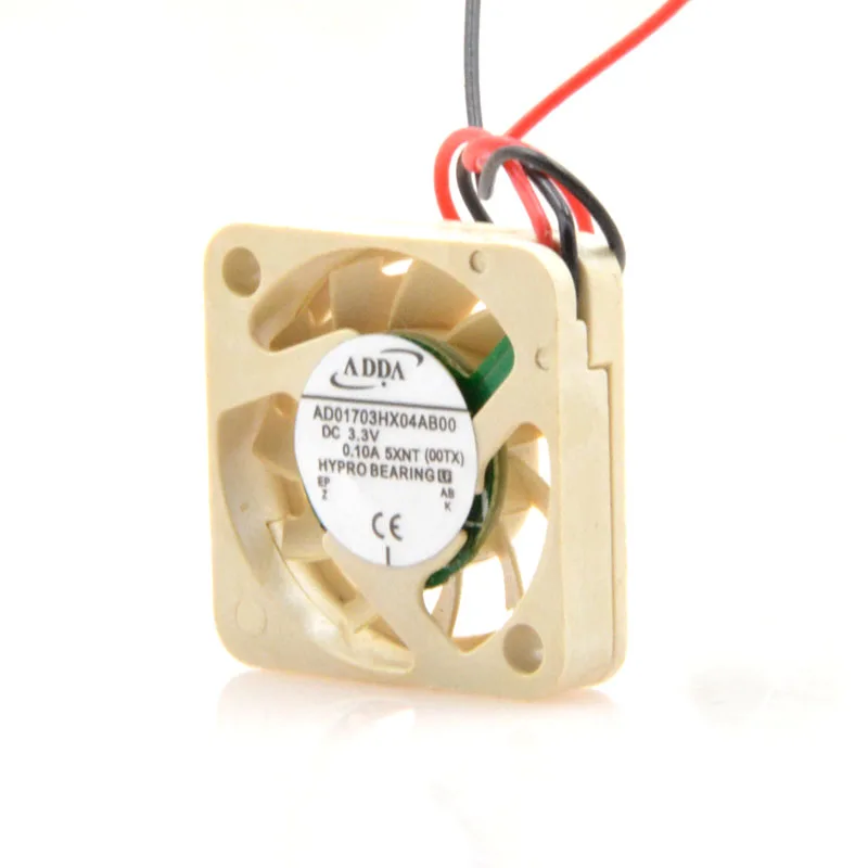 

Adda AD01703HX04AB00 1704 3.3V 0.10a 1.7cm Mini Cooling Fan