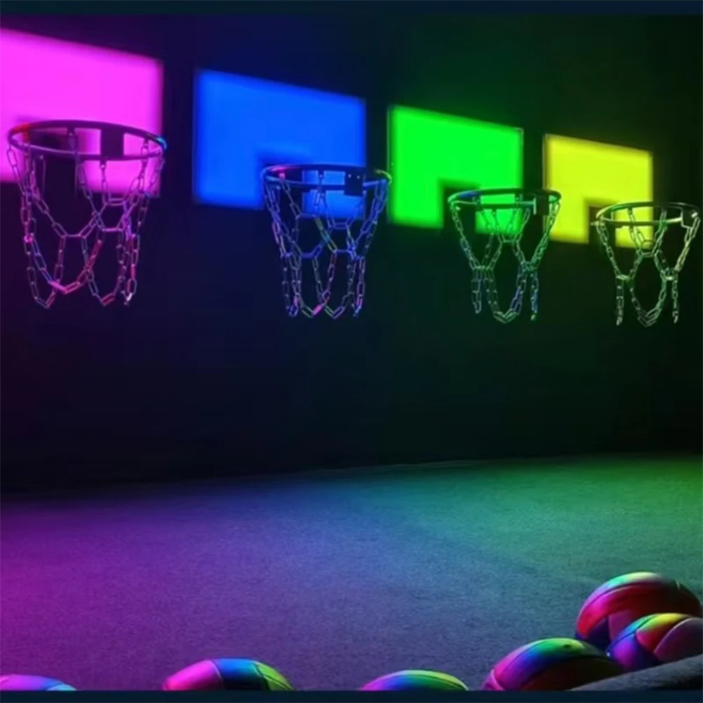 Juego interactivo de baloncesto de interior para niños y adultos Arena de entretenimiento con iluminación LED para parque de atracciones Hoop incluido