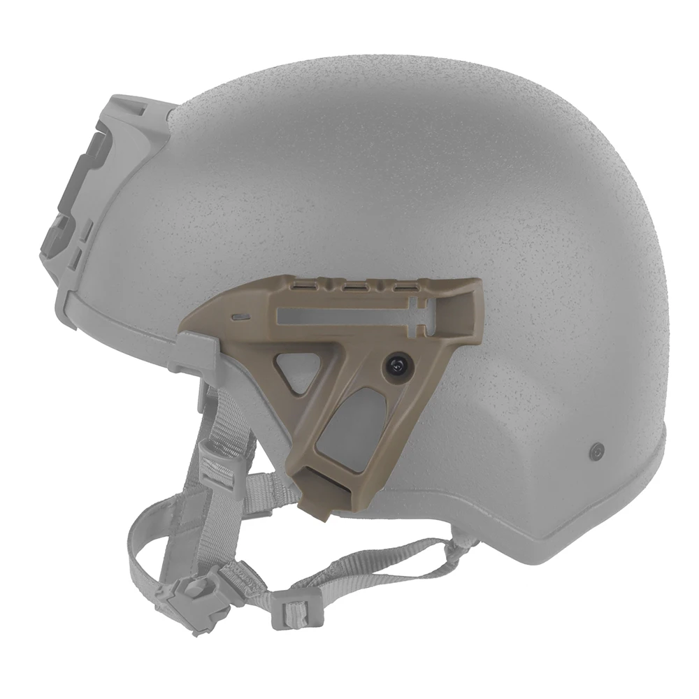Wosport IHPS Training Helmet Rail Lightweight Nylon V Rail Removable Picatinny Mount for IHPS Helmet Airsoft Training Gear