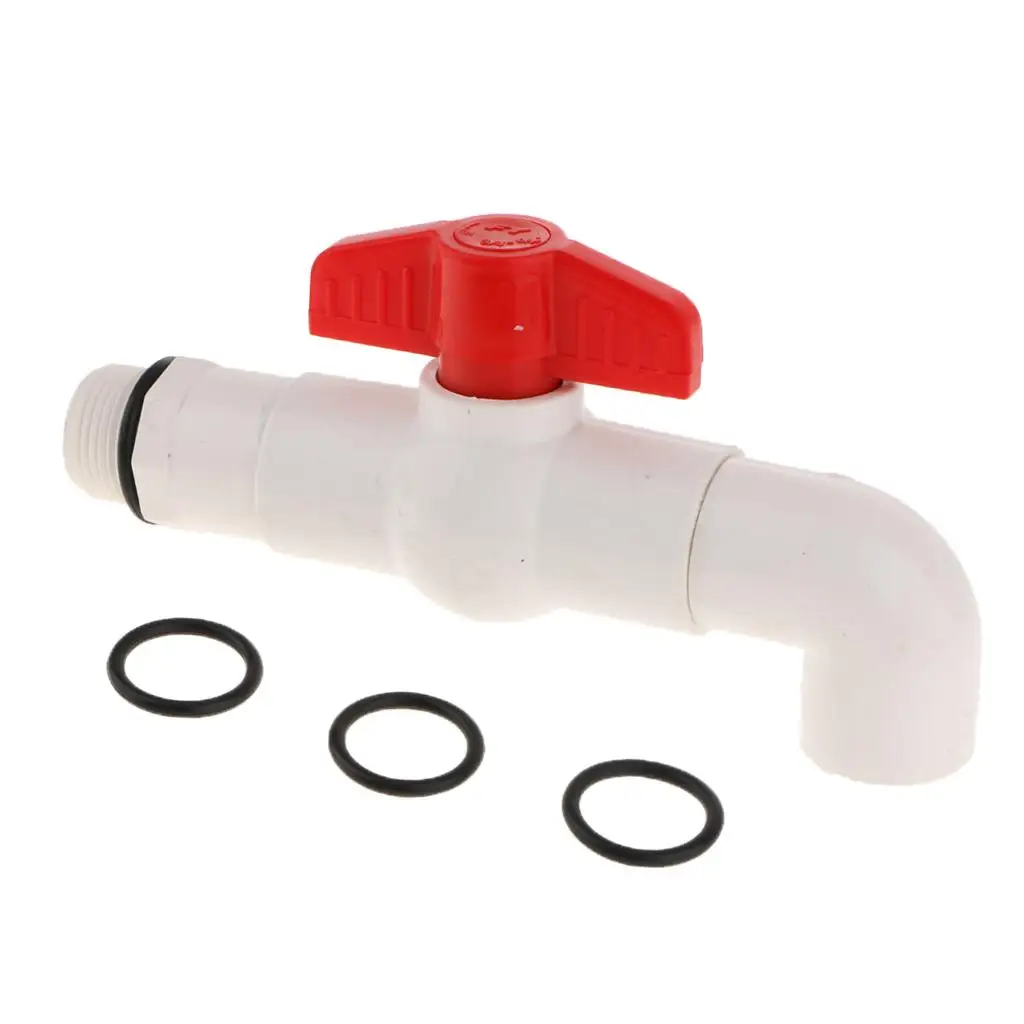 25mm Outlet Plastic Drum Barrel Spigot Faucet for 0 Degree DN20