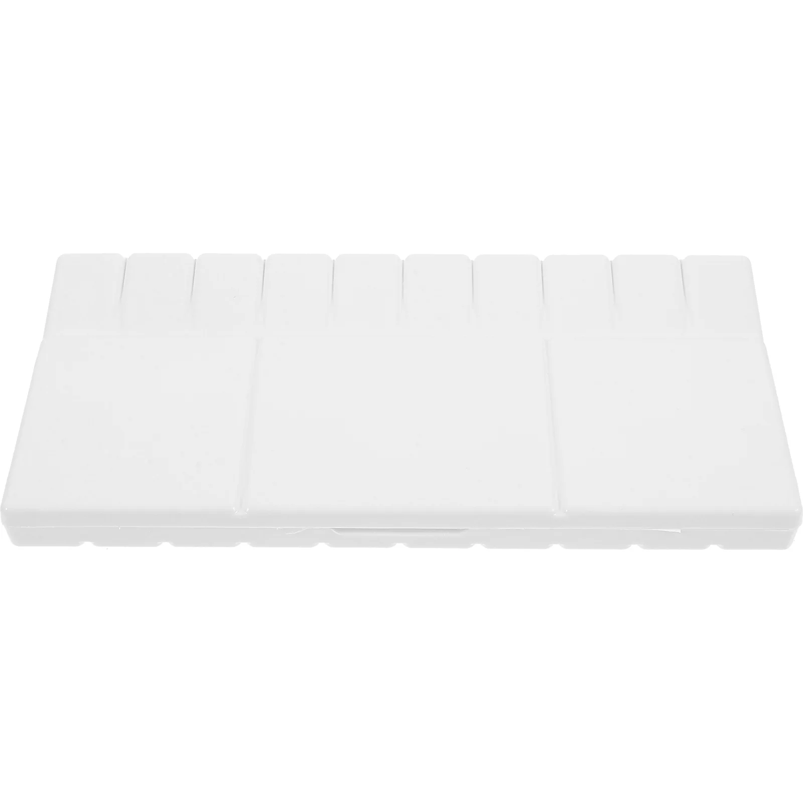 

Watercolor Palette Empty Paint Mixing Box with Cover for DIY Oil Painting Color Storage Sturdy Lightweight Pigment Holder Case