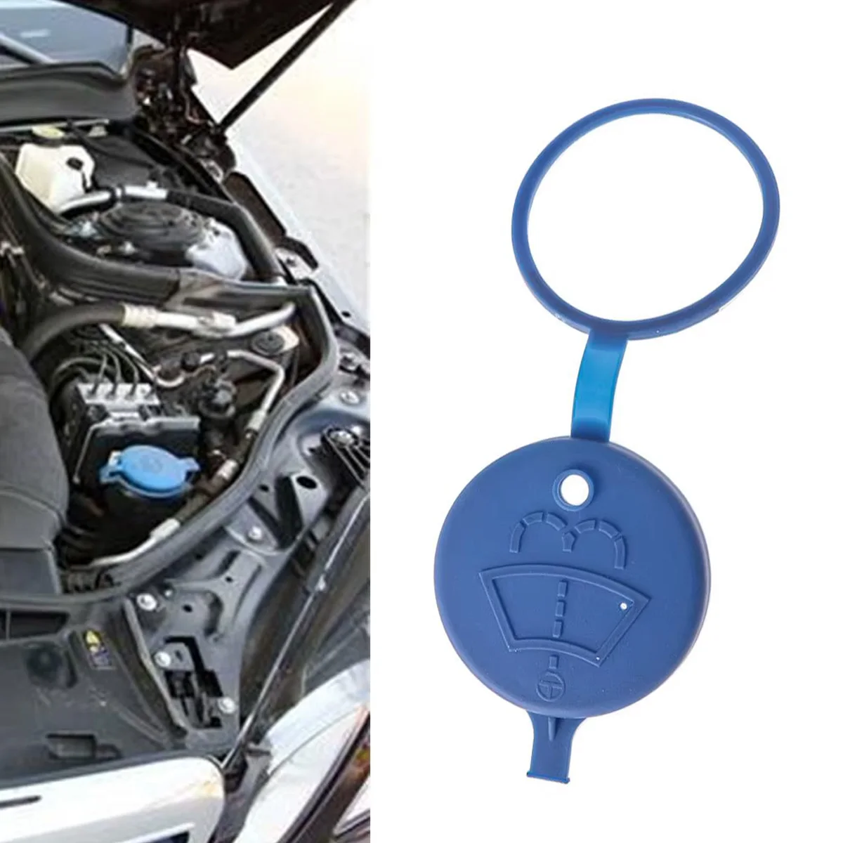 1/2/5/10PCS Tapa del depósito de líquido limpiaparabrisas M103710000 para Peugeot 206 207 208, accesorios duraderos y sellados para limpiaparabrisas de coche