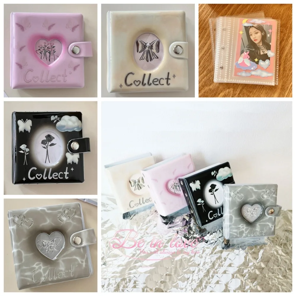 40 Pockets Mini Photo Album Cartoon Album Photo Photocard Holder Book Collect Kpop Album De Fotos Kpop Photocard Binder