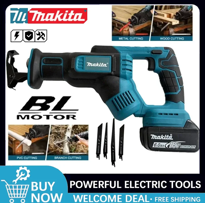 sega-a-sciabola-a-batteria-makita-per-taglio-legno-metallo-con-4-lame-senza-batteria