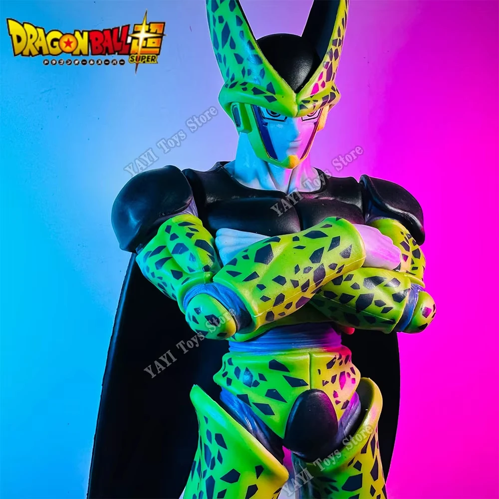 30cm dragon ball z célula anime figura brinquedo forma final dbz super saiyan figuras de ação pvc modelo colecionável brinquedos para crianças presente
