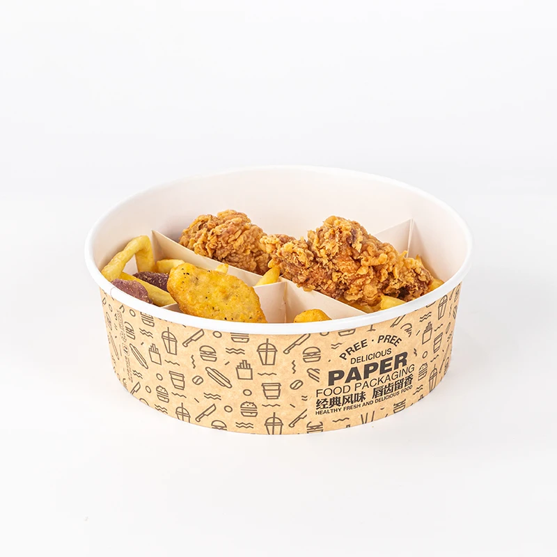LOKYO – boîte de seau de poulet à emporter personnalisée, boîte d'emballage de nourriture rapide pour Hot Dog, frites, chips, Burger, pépites