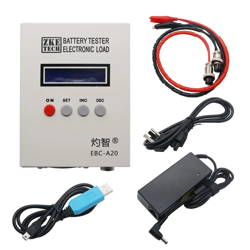 Zketech EBC-A20 5A Charge 20A Discharger  85W  Li Battery Capacity analyzer Tester