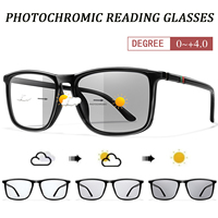 Photochromic Anti-Blue Light Reading Glasses For Men Women Read Books and Magazines Lightweight Rectangular glasses