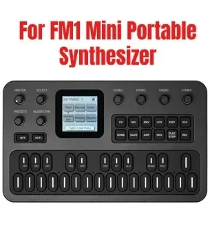FM1 Portable FM Synthesizer 27 Key Mini Synth 12 Polyphony With For Midi For Music Production Pocket Keyboard Instrument