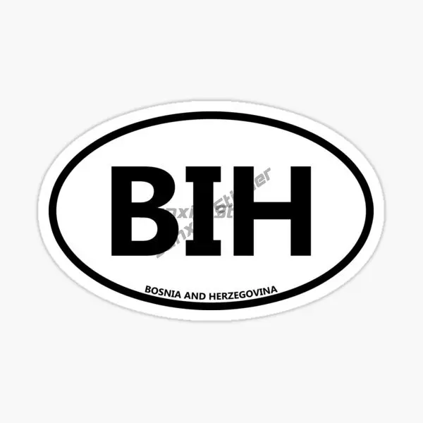 BIH Bosnia and Herzegovina flag map creative PVC Accessories Stickers for Decorate car suv window off-road helmet bumper