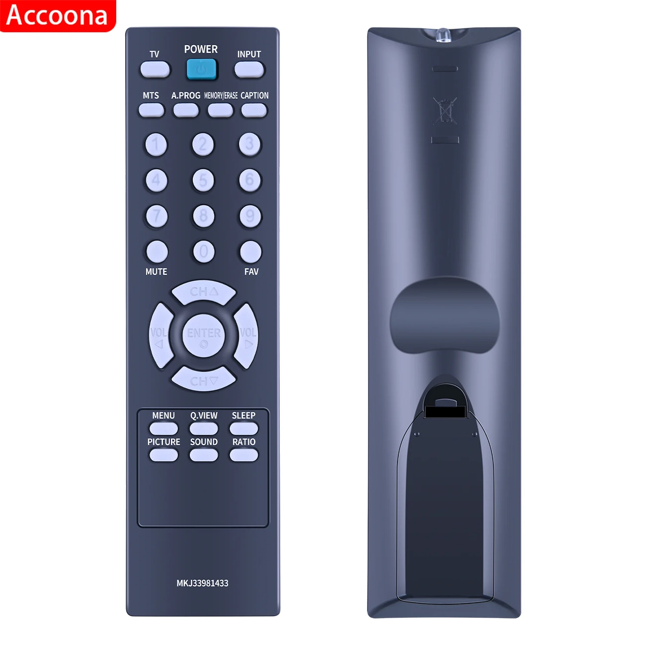 التحكم عن بعد Accoona لتلفزيون LCD MKJ33981433 47LG50-UG 47LG50-UA 37LG30-UA 5260UA 52LG60