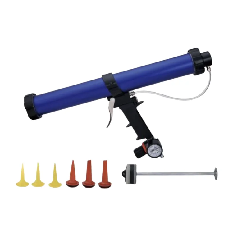 

Professional 16 Inch Dual Epoxy Application Aluminum Cordless Sausage Polyurethane Gun Industrial Silicone Air Pneumatic