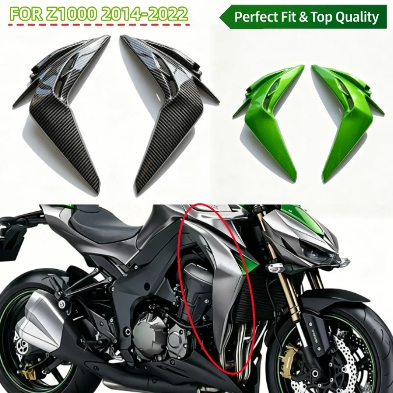 カワサキ Z1000 ABS ダクトカバーグレー Fit For Kawasaki Z1000 2014 2015 2016 2017 2018 2019-2022