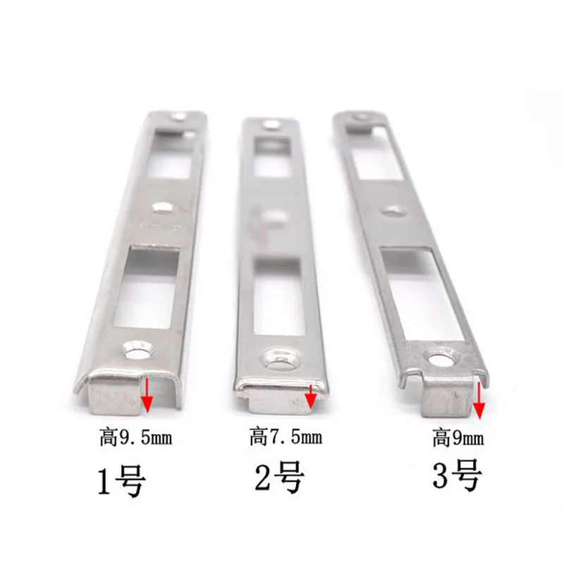 1PCS Broken Bridge Aluminum Alloy Door Stainless Lock Buckle Plate Plastic Steel Balcony Flat Unlocking Piece Buckle Accessories