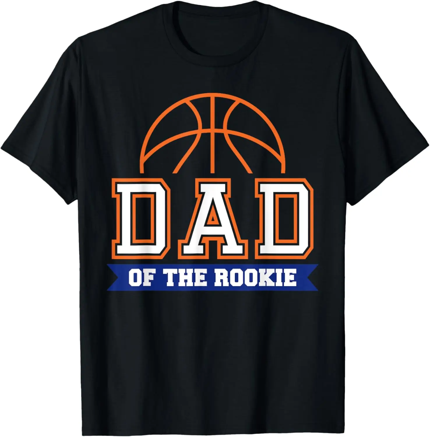 Dad of Rookie 1st Birthday Basketball Theme Matching Party T-Shirt