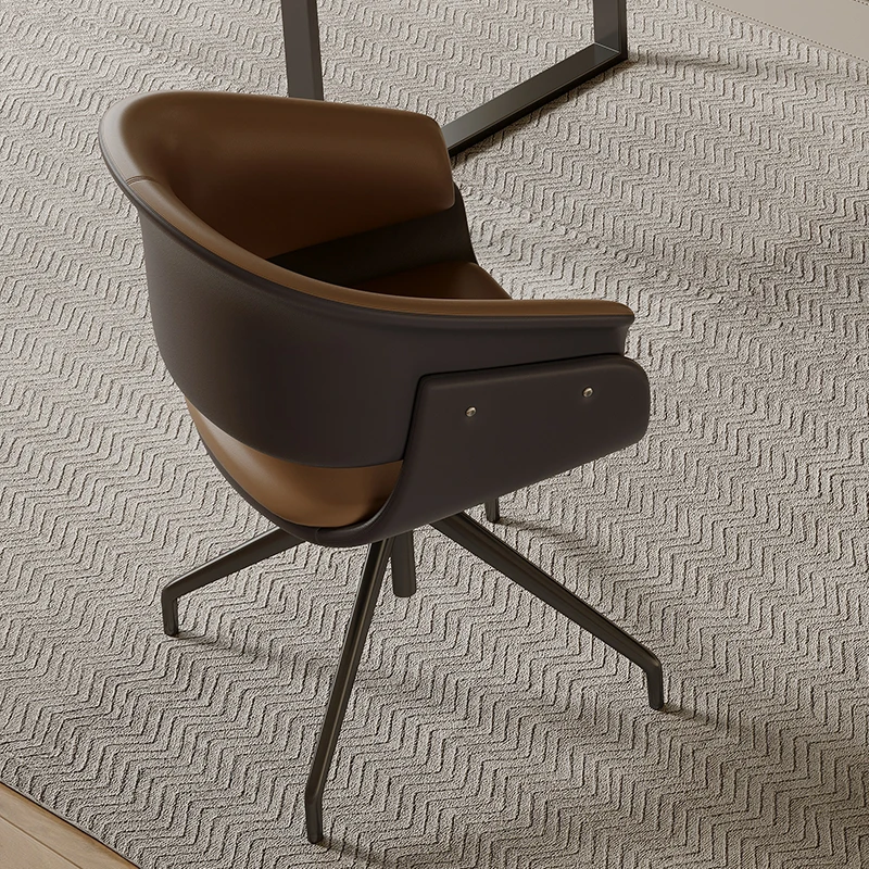 

Кожаное кресло с высоким концом, компьютерное эргономичное дизайнерское офисное кресло для медитации, кресло для домашней конференции Sillas De Oficina, мебель